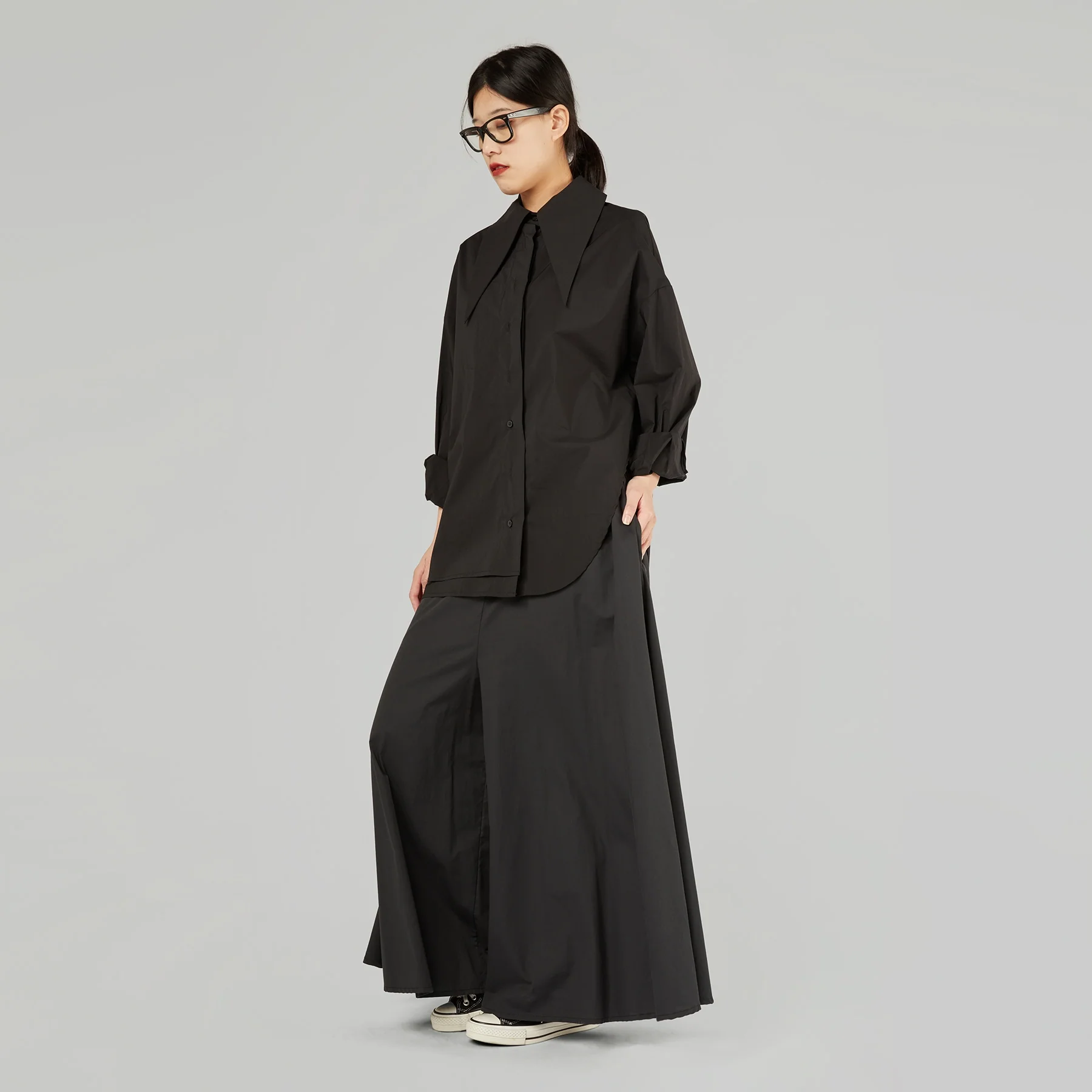 SHIRT WITH POINTED COLLAR - Image 5