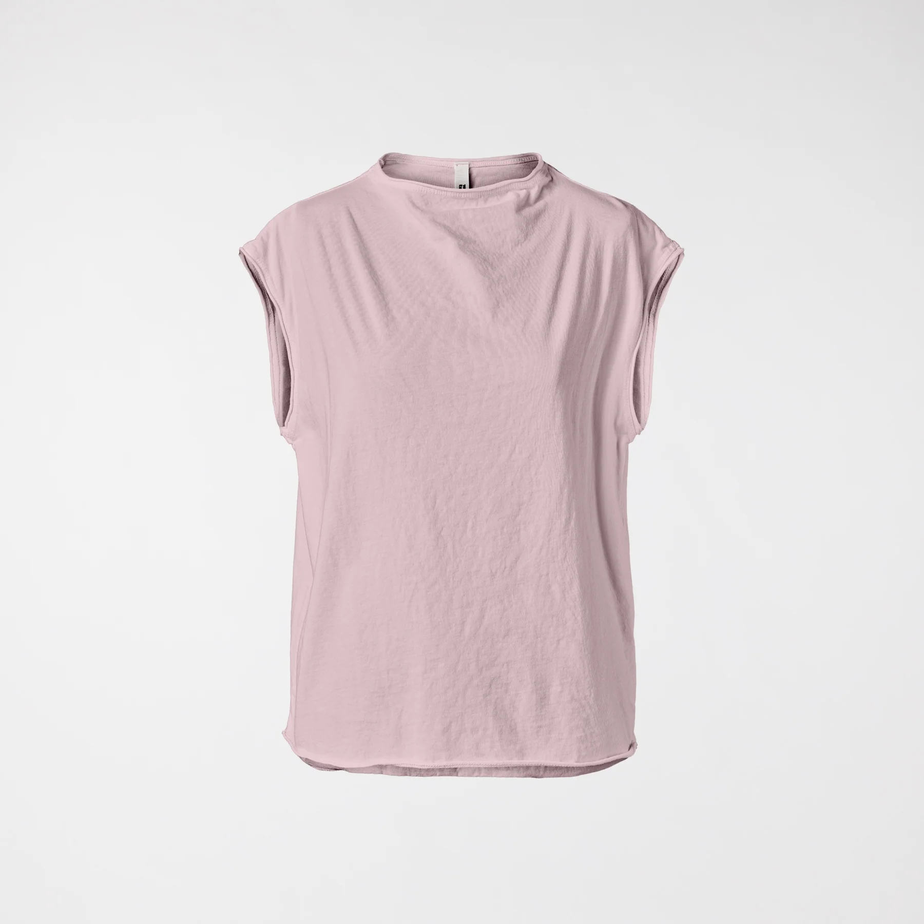 SLEEVELESS T-SHIRT IN JERSEY COTTON FABRIC - Image 10