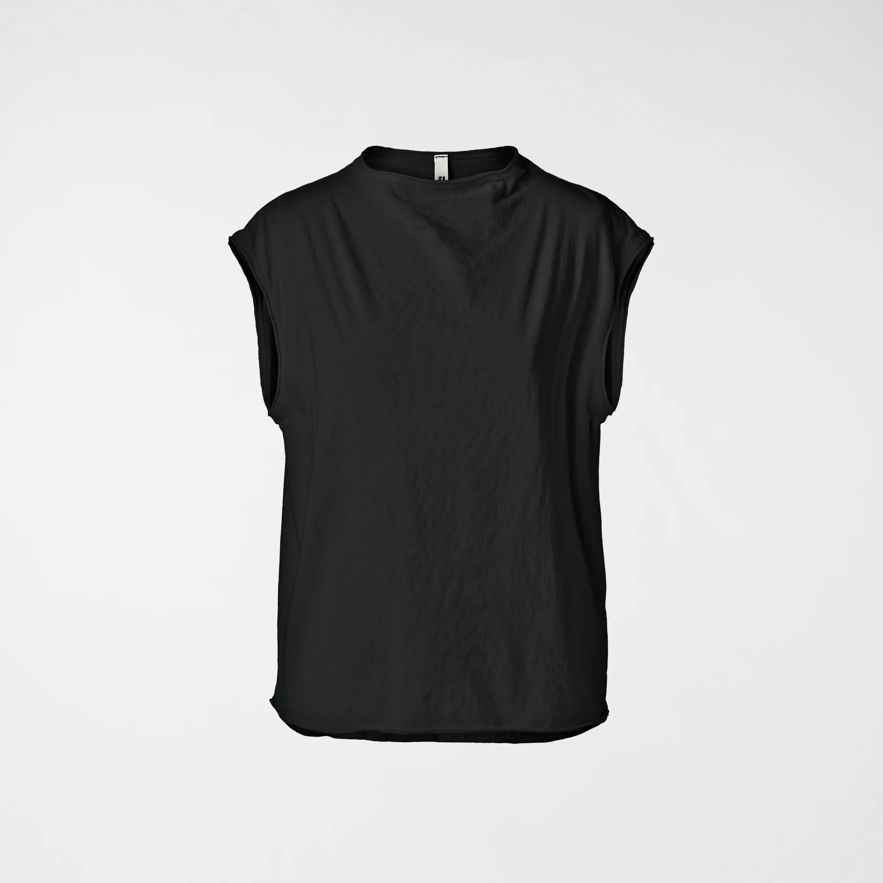 SLEEVELESS T-SHIRT IN JERSEY COTTON FABRIC - Image 9
