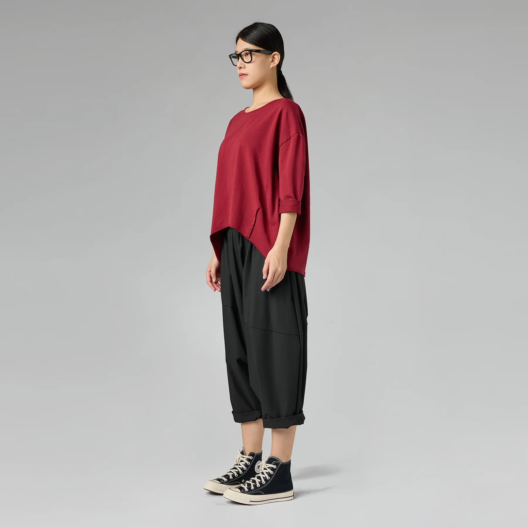 SWEATSHIRT WITH BACK SPLIT - Image 3