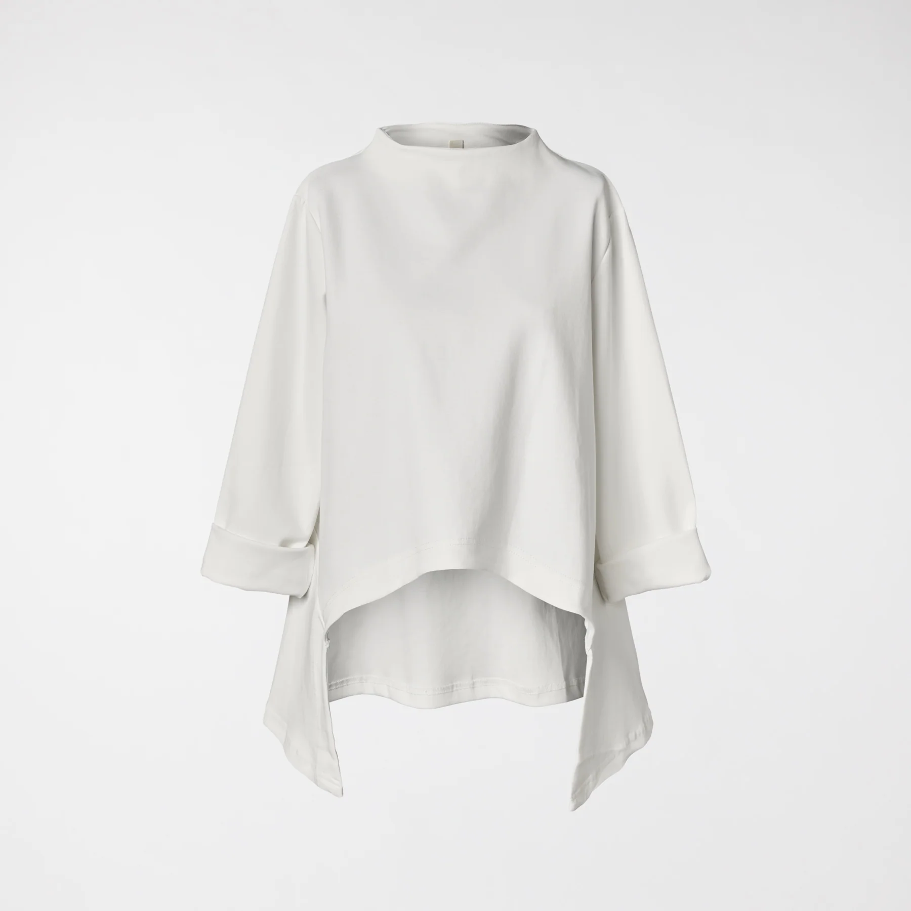 SWEATSHIRT WITH COLLAR IN SOFT COTTON - Image 9