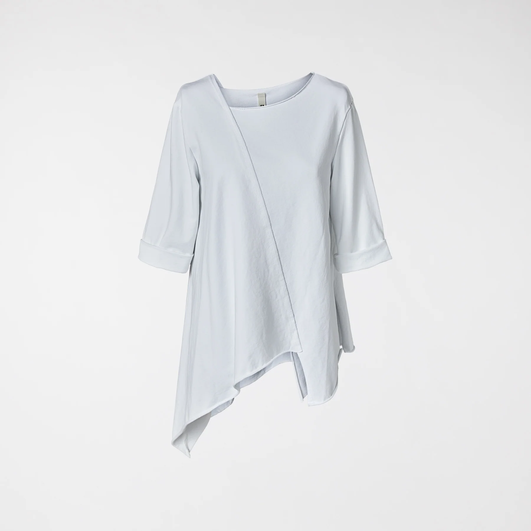 SWEATSHIRT WITH DIAGONAL CUT - Image 12
