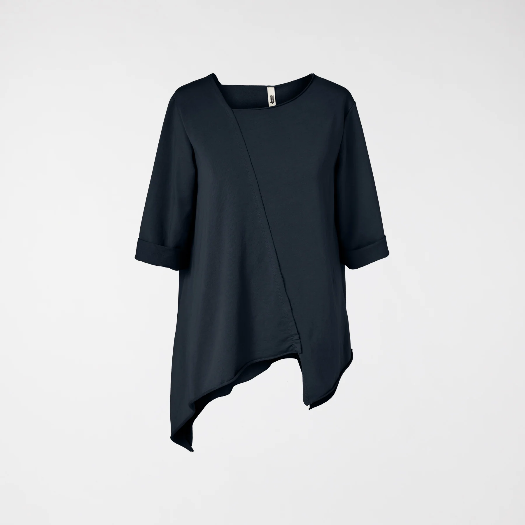SWEATSHIRT WITH DIAGONAL CUT - Image 13