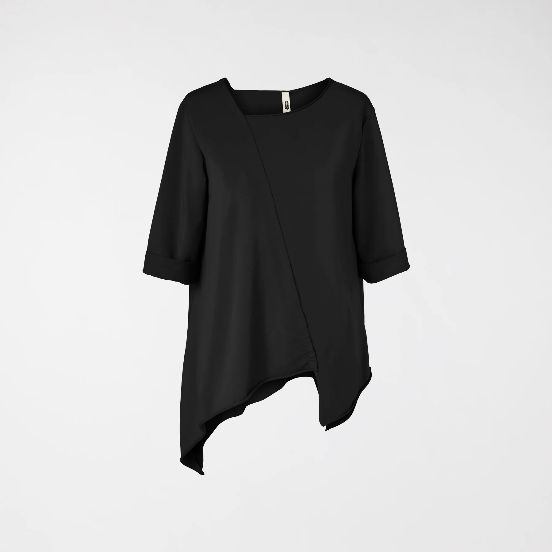 SWEATSHIRT WITH DIAGONAL CUT - Image 8