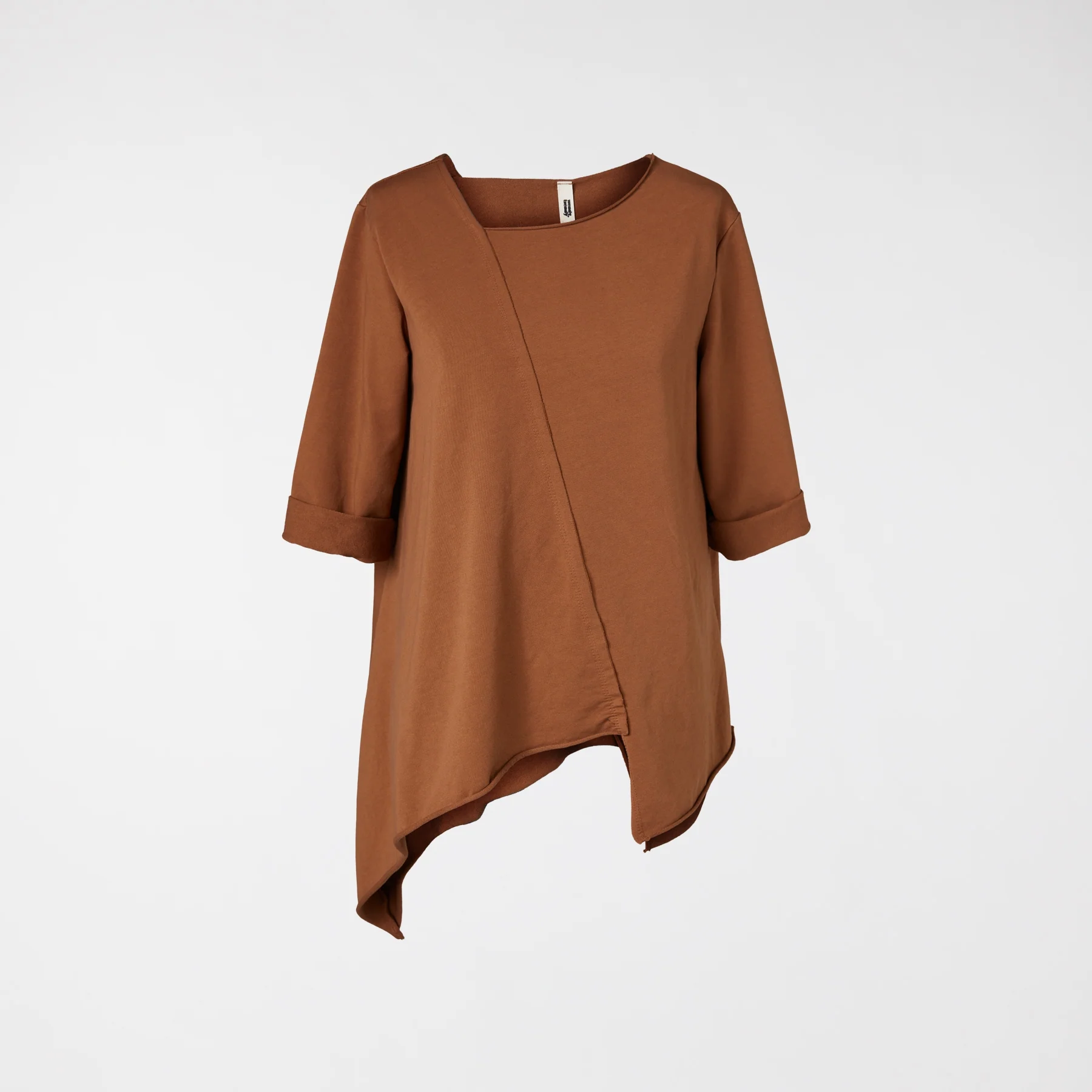 SWEATSHIRT WITH DIAGONAL CUT - Image 9