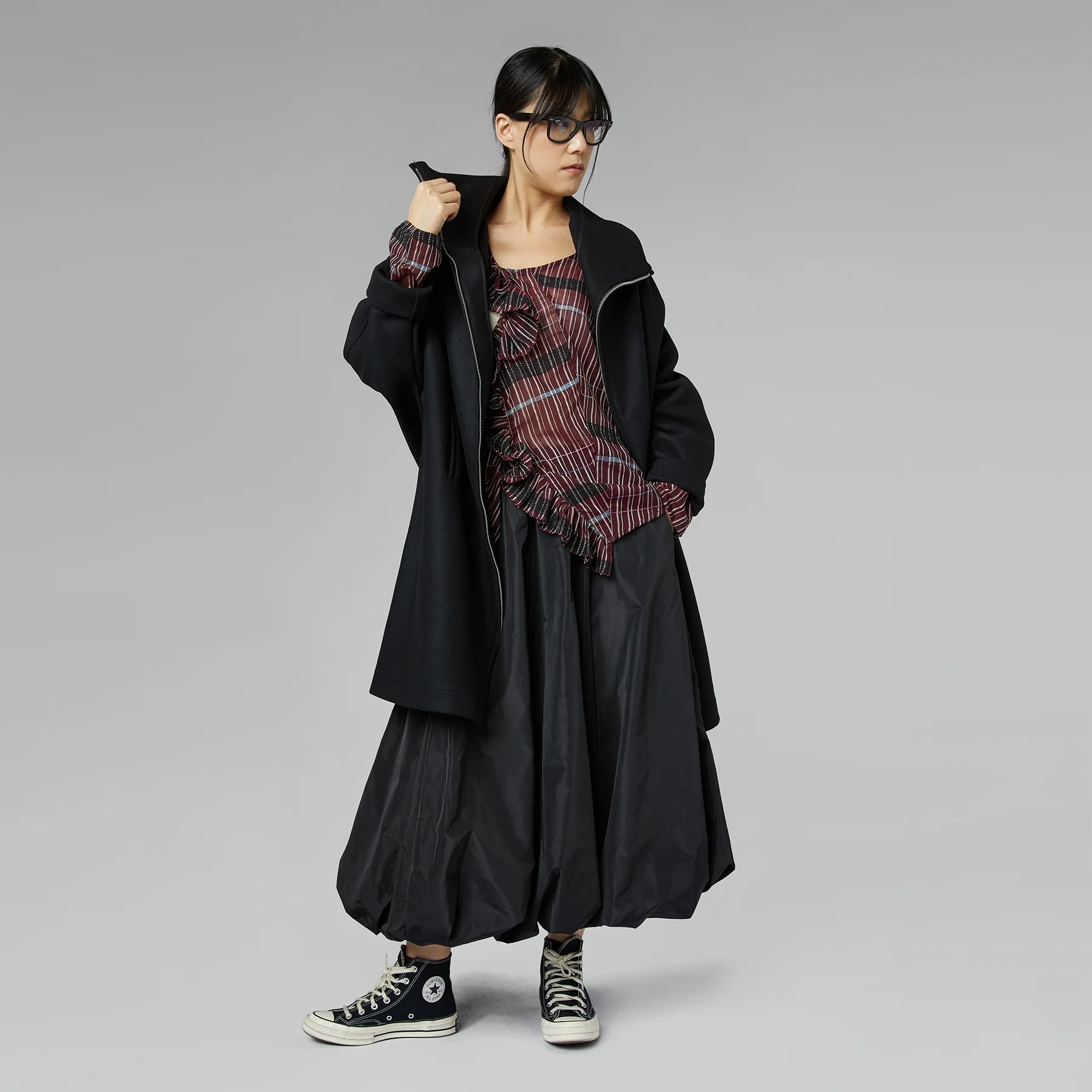TAFFETA BALLOON SKIRT - Image 6