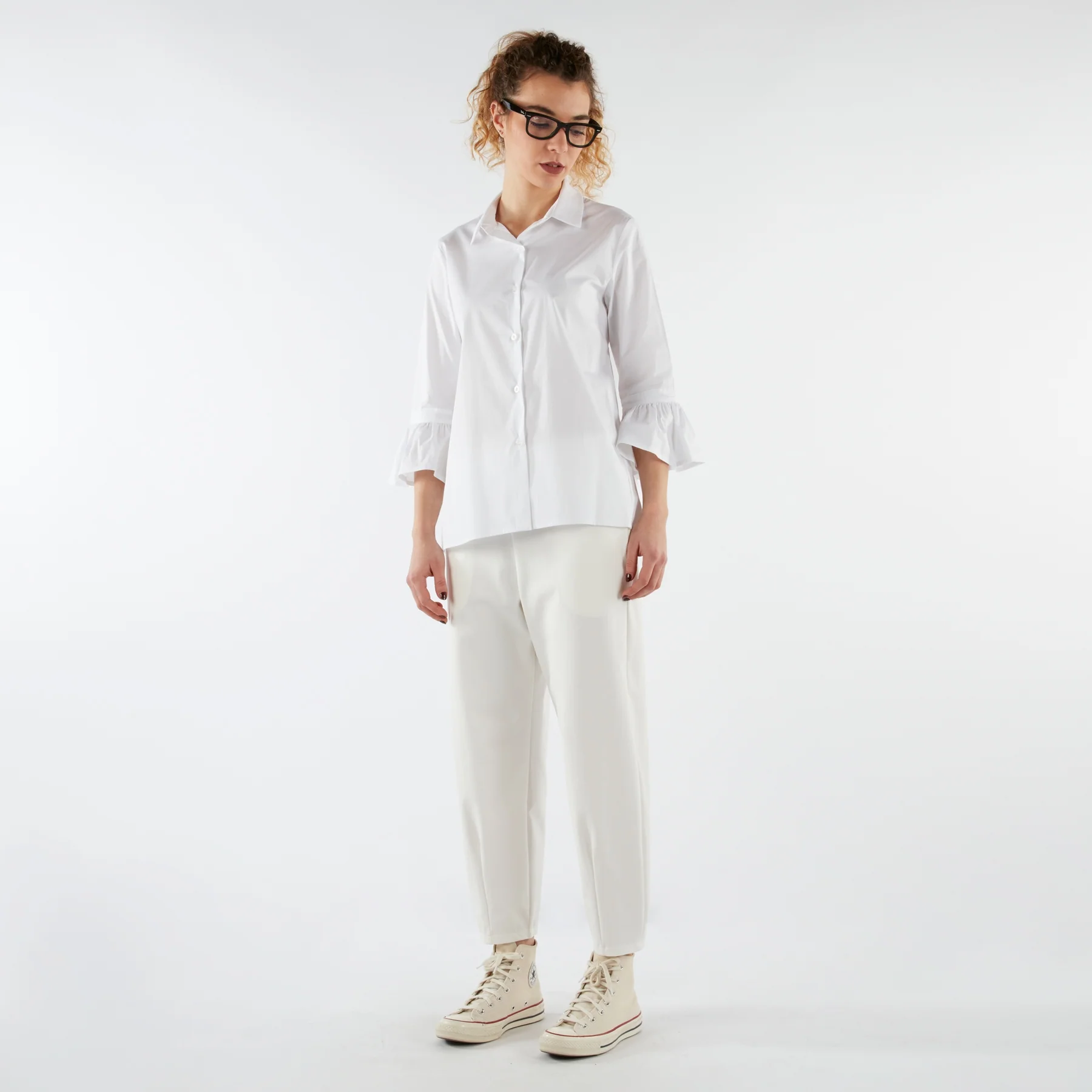 TROUSERS WITH ANKLE PLEATS - Image 8