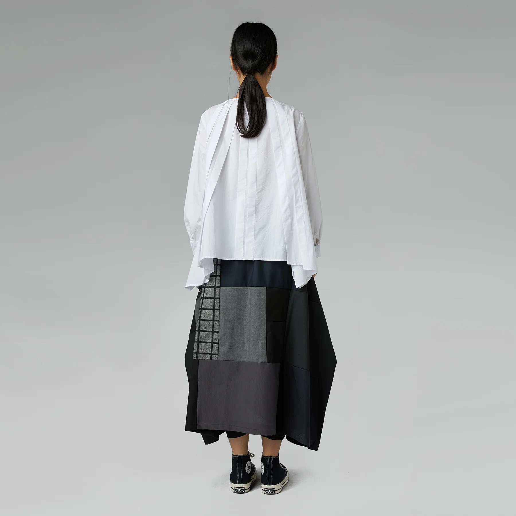 WALLET SKIRT IN PATCHWORK FABRIC - Image 3