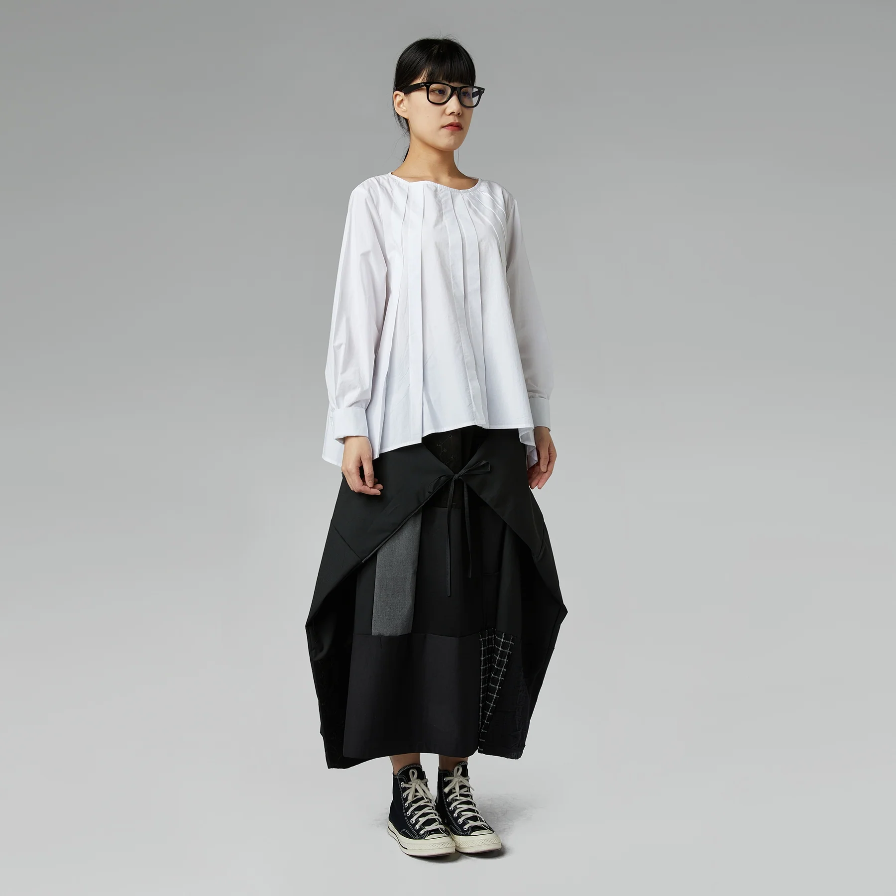 WALLET SKIRT IN PATCHWORK FABRIC - Image 4