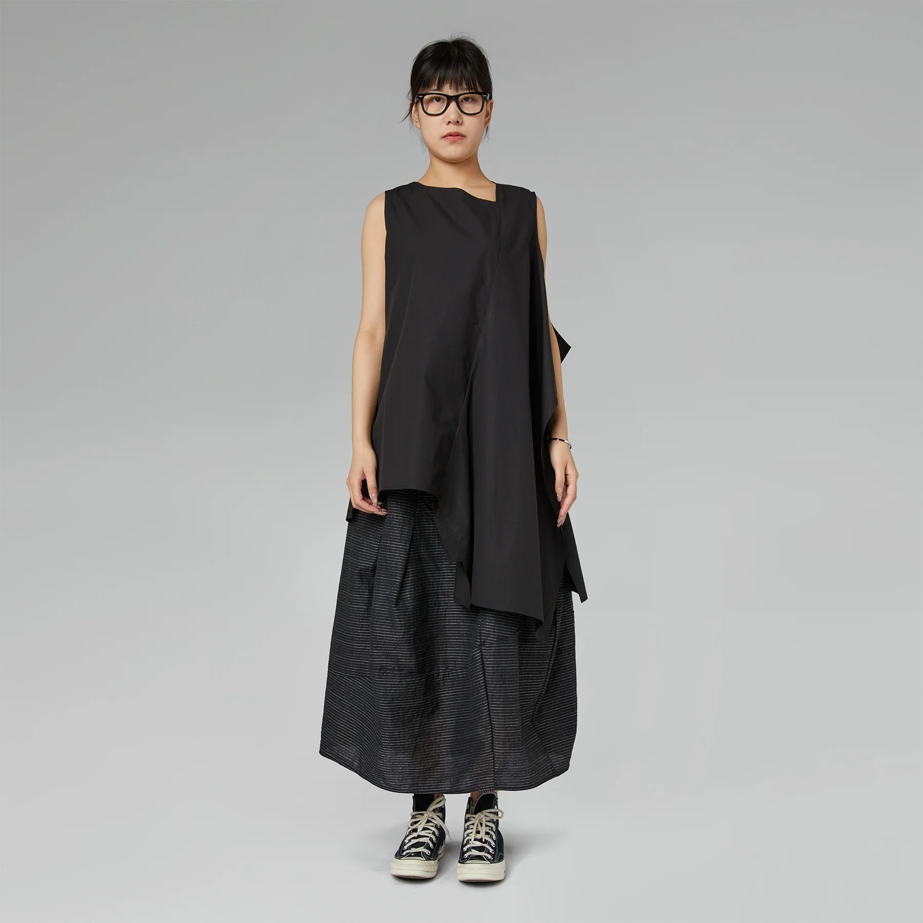 ASYMMETRIC NECKLINE TOP - Image 5