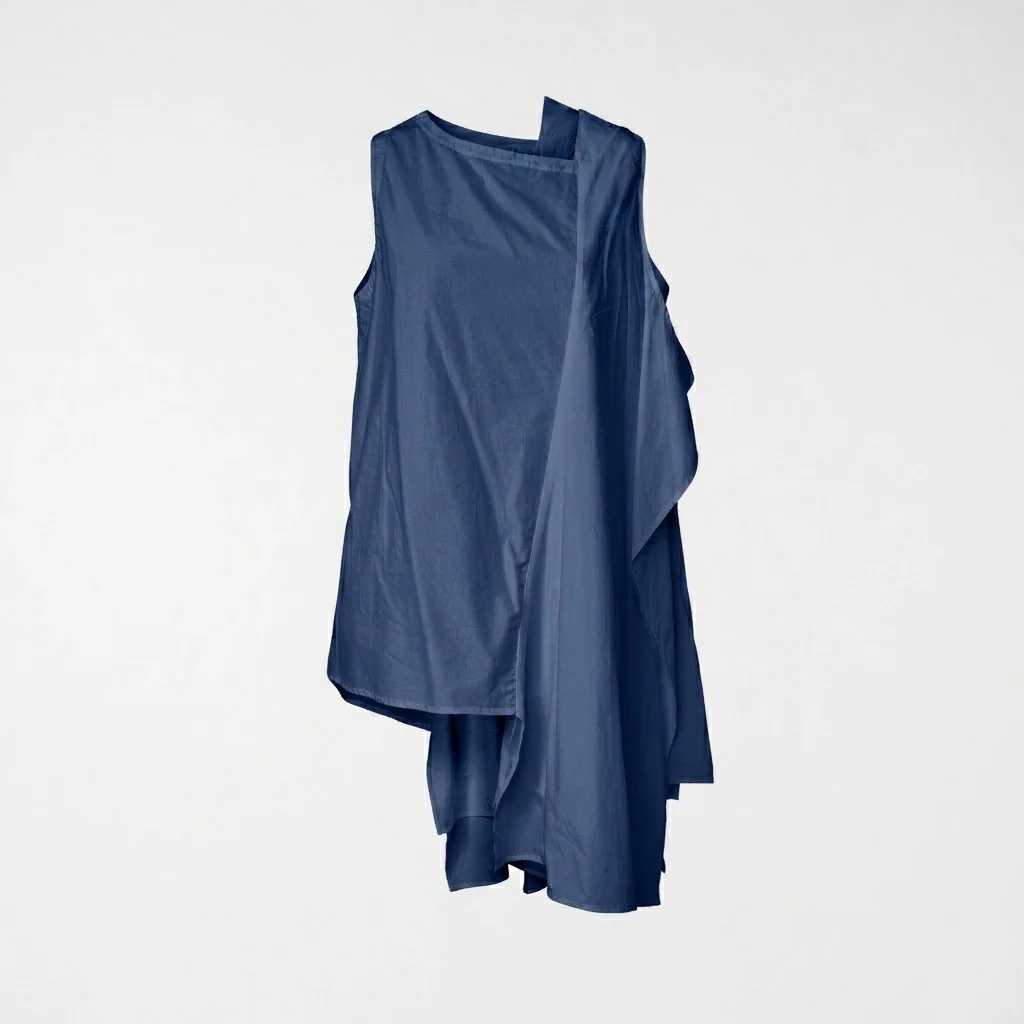ASYMMETRIC NECKLINE TOP - Image 8